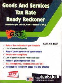 GOODS AND SERVICES TAX RATE READY RECKONER