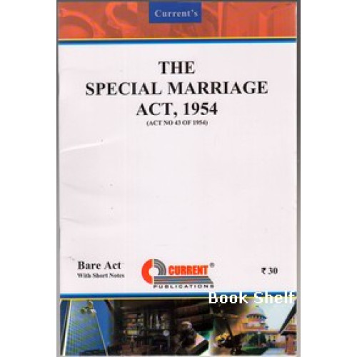 THE SPECIAL MARRIAGE ACT 1954