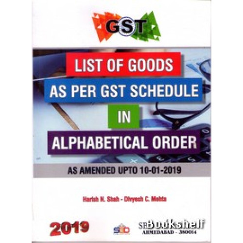 LIST OF GOODS AS PER GST SCHEDULE IN ALPHABETICAL ORDER